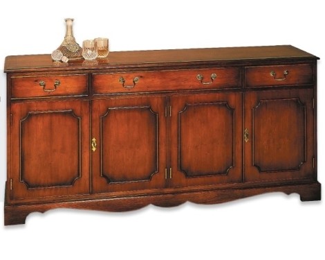 Antique Reproduction - 4 Door Sideboard