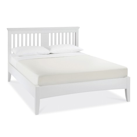 Hampstead White - 4'6" Double Bedstead - 135cm - Painted Finish