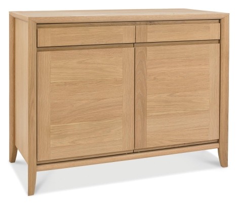 Bergen Oak Office Sideboard With Drop front Drawer