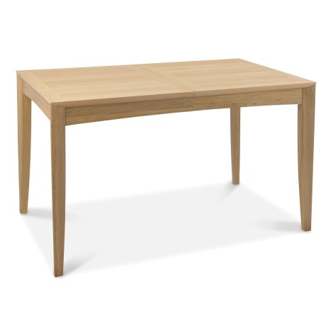 Bergen - Oak - 4 to 6 Rectangular Extension Dining Table - Curved Tapering Legs