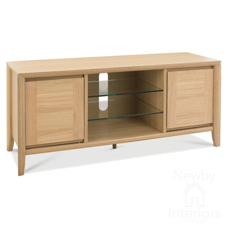 Bergen Oak Wide TV Unit