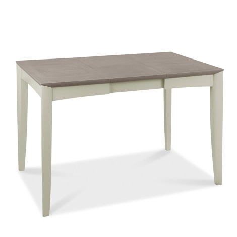 Bergen - Grey Washed Oak Top - 2 to 4 Extension Dining Table - Soft Grey Pigment Frame