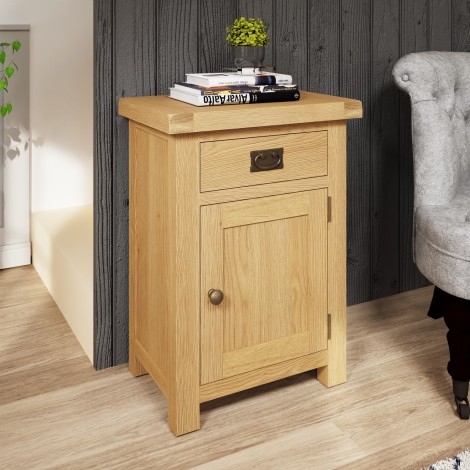 Colton Medium Oak -  Small Cupboard