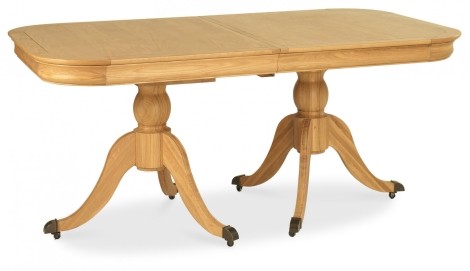 Chantilly Oak - Rectangular - 6 to 8 Seater Extension Dining Table - French Style