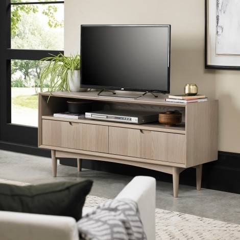 Dansk Scandi Oak Entertainment Unit