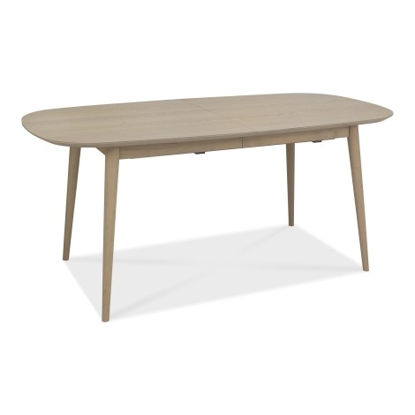 Dansk - Scandi Oak - Rectangular - 6 to 8 Seater Extending Dining Table - Turned Solid Beech Legs