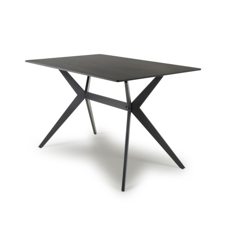 Sintered Stone - 120m - Black - Stone Dining Table