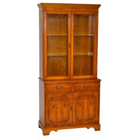 Antique Reproduction - Display Cabinet With Drawers