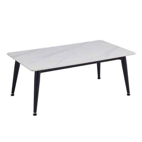 Monaco White Ceramic Coffee Table