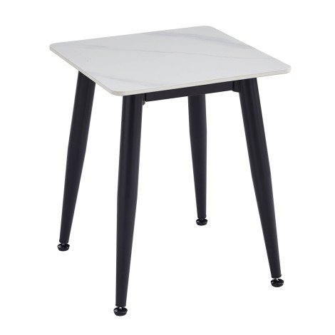 Monaco White Ceramic Lamp Table
