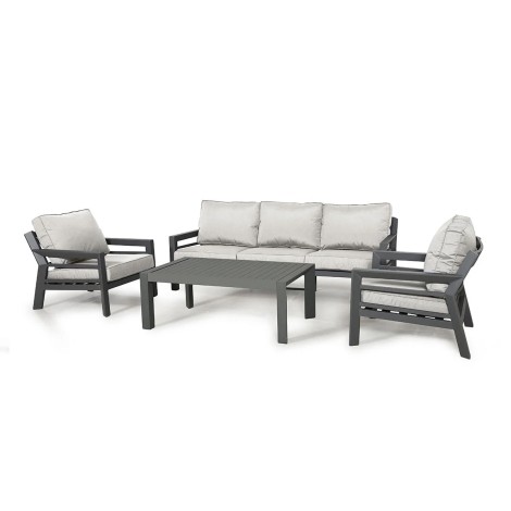 New York 3 Seat Sofa Set / Dove Grey