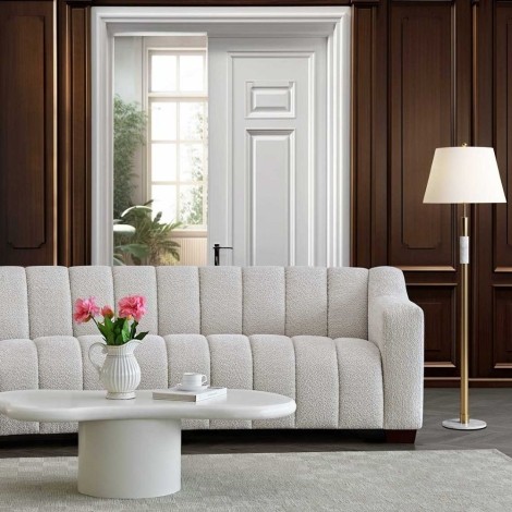 Astoria Oatmeal Boucle 3 Seater Sofa