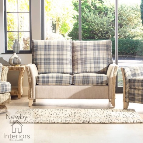 Arlington 2 Seater Sofa Natural Wash Rattan