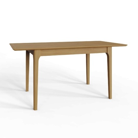 Arvid - Oak - Rectangular - Small Extending Dining Table - 120cm to 165cm