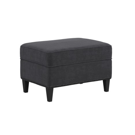 Atticus Anthracite Footstool