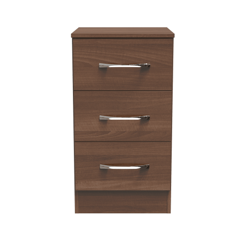 Avon - 3 Drawer - Chest - Noche Walnut Finish