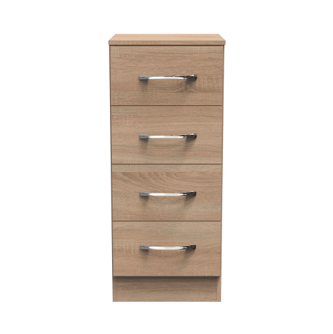 Avon - 4 Drawer - Chest - Bardolino Oak Finish