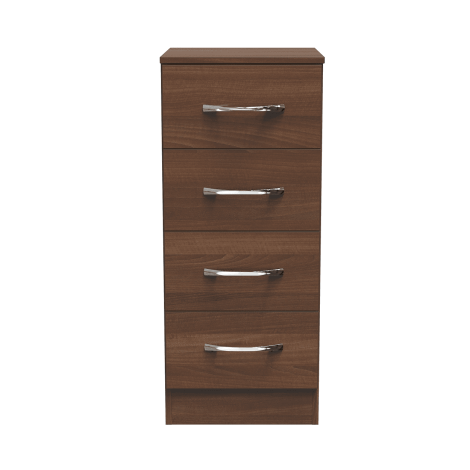 Avon - 4 Drawer - Chest - Noche Walnut Finish