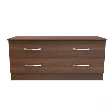 Avon - 4 Drawer - Bed Box - Noche Walnut Finish