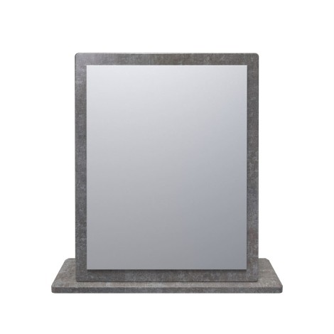 Avon - Small Mirror - Pewter Grey Finish