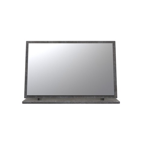 Avon - Large Mirror - Pewter Grey Finish