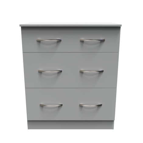 Avon - 3 Drawer - Deep Chest - Dusk Grey Effect