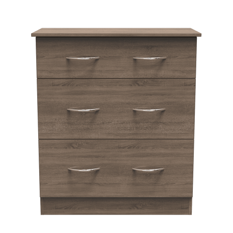 Avon - 3 Drawer - Deep Chest - Darkolino Finish