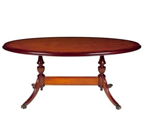 Ashmore Antique Reproduction, 47" Oval Coffee Table