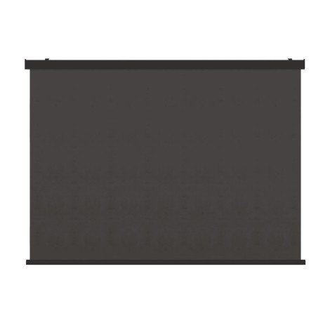 Como Pergola Textilene Drop Side Blind to fit within 4m width - Black