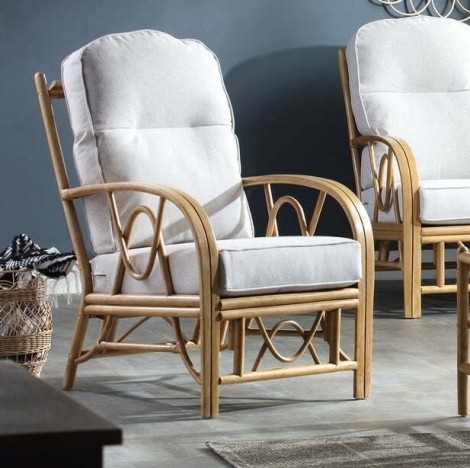 Desser - Bali Light Oak Cane Armchair