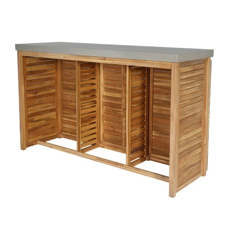 Bali Outdoor Kitchen Bar Unit - Acacia Wood 
