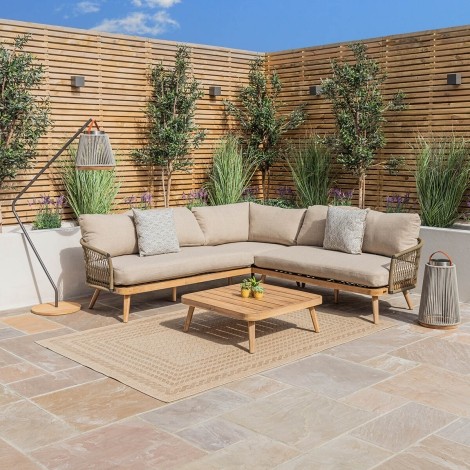 Bali Corner Sofa Set & Lounge Chair