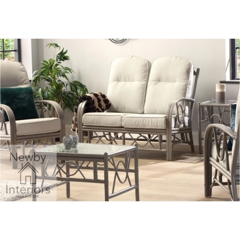 Bali 2 Seater Sofa & 2 Armchairs Grey Wash Rattan