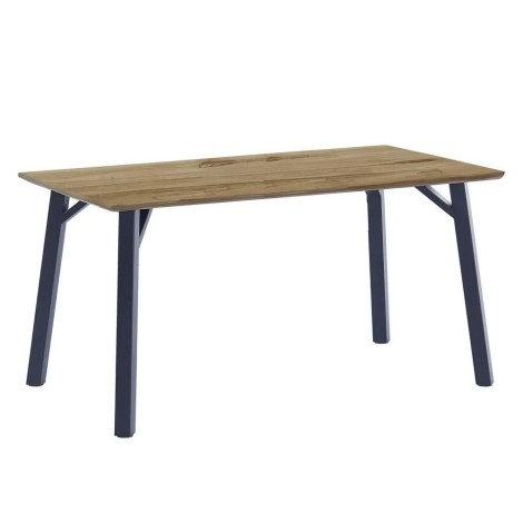 Rectangular - 1.8m/180cm - Large - Fixed Top - Dining Table - Natural Oak Effect Top
