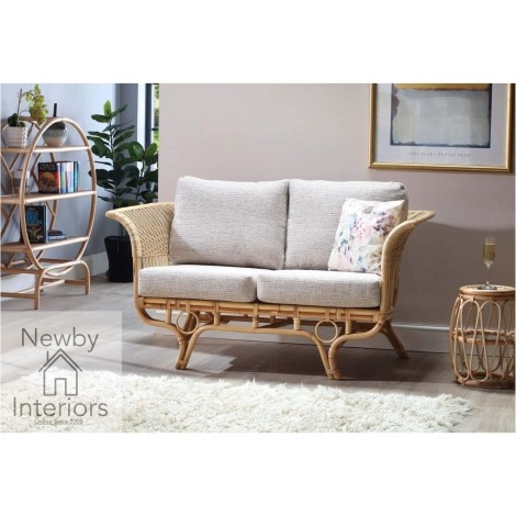 Beijing 2 Seater Sofa Natural Rattan