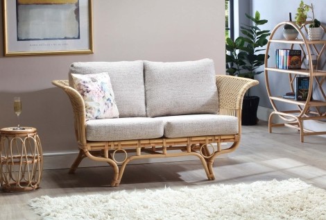 Desser - Beijing - Natural - Cane Sofa