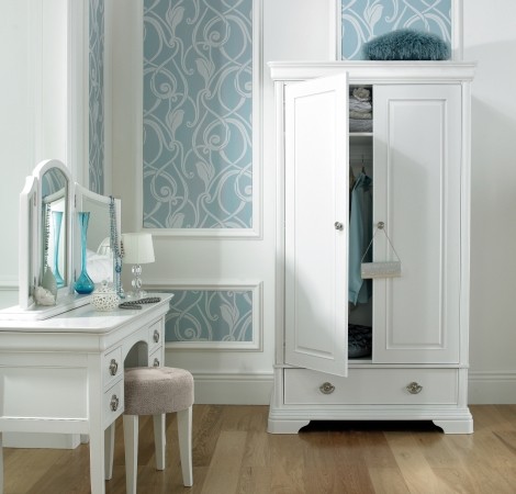 Chantilly White Double Wardrobe