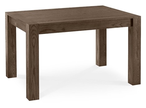 Turin - Dark Oak - Small End Extension Dining Table - Oiled Finish