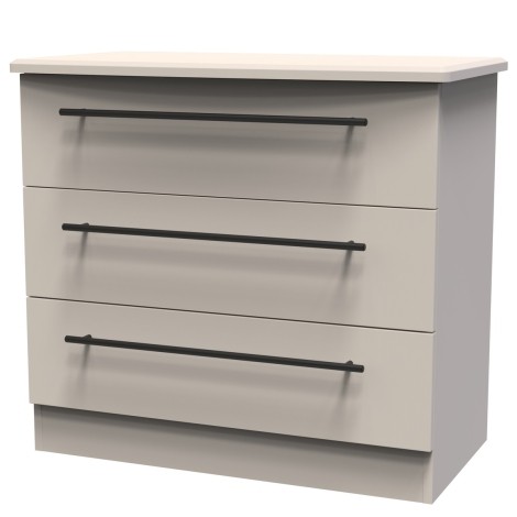 Beverley - Kashmir Matt Chest of 3 Drawers