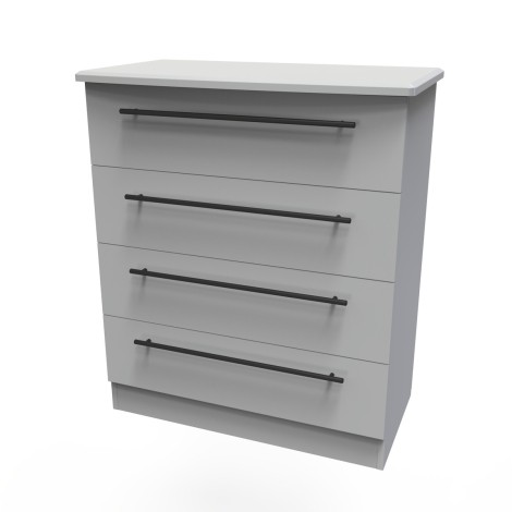 Beverley - Dusk Grey Chest of 4 Drawers