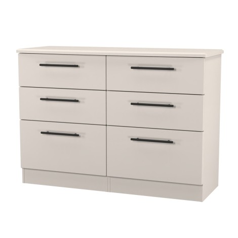 Beverley - Kashmir Matt Midi Chest of 6 Drawers