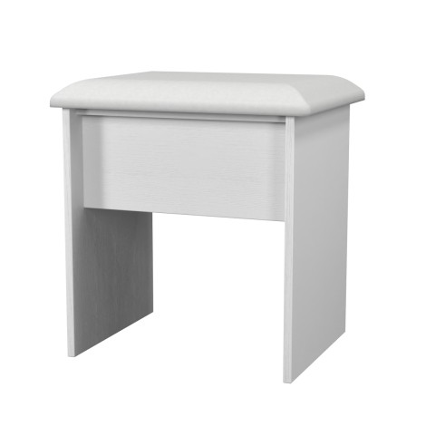 Beverley - White Ash Dressing Table Stool / Vainty Stool