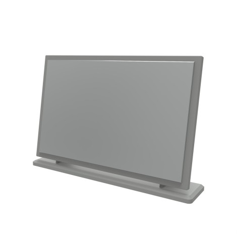 Beverley - Dusk Grey Large Mirror