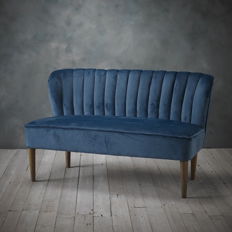 Bella 2 Seater Sofa Midnight Blue
