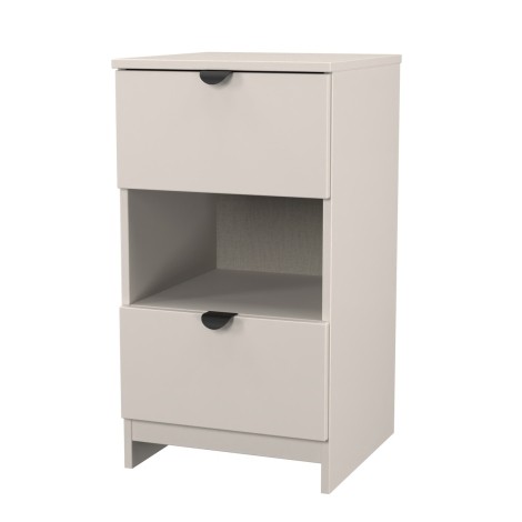 Bora - Kashmir Matt 2 Drawer Locker With Shelf