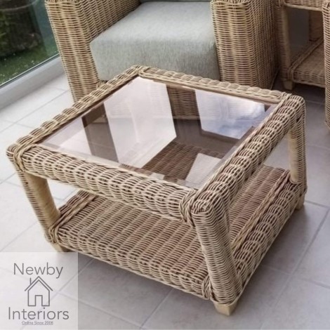 Burford Coffee Table Natural Wash Rattan 
