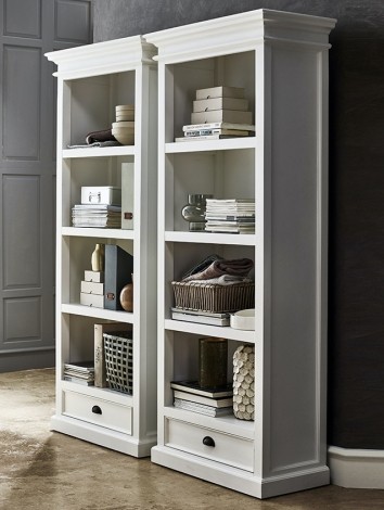 Halifax - Pure White Painted - Bookcase