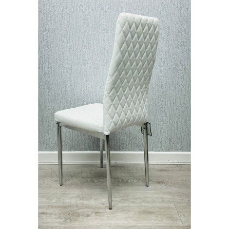 California White PU Chair (Pair)