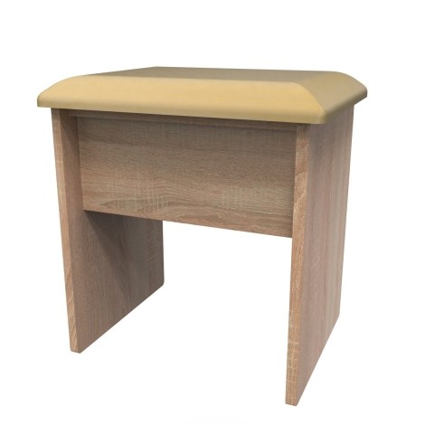 Camden - Bardolino Oak Dressing Table Stool / Vainty Stool
