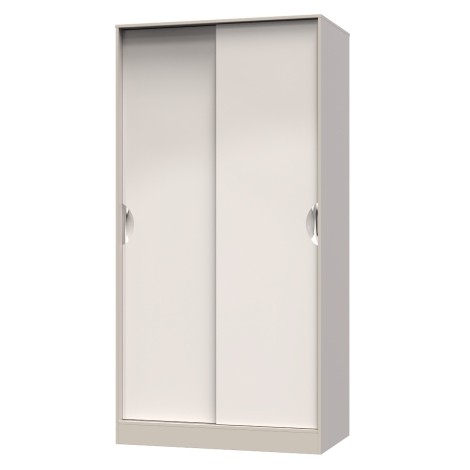 Camden - 2 Sliding Door Wardrobe - Kashmir Gloss Front and Matt Base